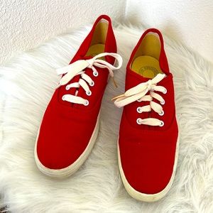Classic red canvas Keds